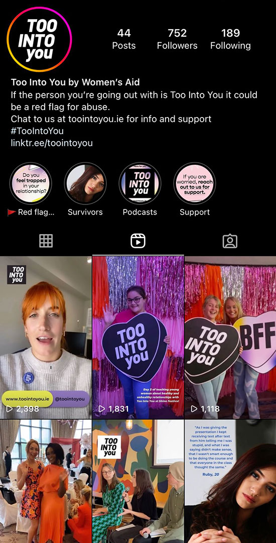 Follow TooIntoYou on Instagram